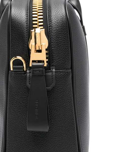 Genti de umar Tom Ford Tom Ford Black Leather Shoulder Bag Black Barbati (BM 18538434) 3