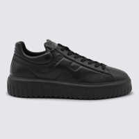 Sneakers Hogan Black Leather Sneakers Barbati