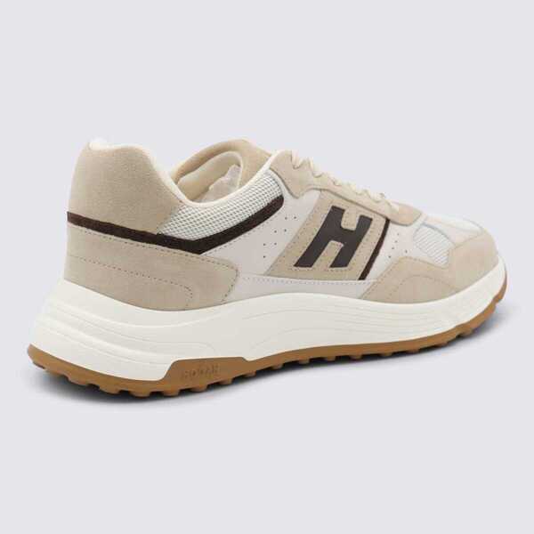 Sneakers Hogan Hogan Beige And Brown Sneakers BEIGE-BROWN Barbati (BM 18538560) 3