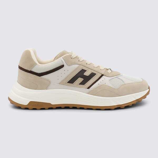 Sneakers Hogan Hogan Beige And Brown Sneakers BEIGE-BROWN Barbati (BM 18538560) 1