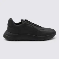 Sneakers Hogan Black Leather Sneakers Barbati