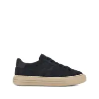 Sneakers Hogan Navy Blue Leather Sneakers Barbati