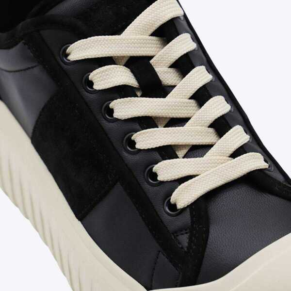Sneakers Hogan Hogan Black Leather H-Stripes Sneakers Black Femei (BM 18538626) 4
