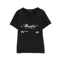 Tricouri Moncler Logo Cotton T-Shirt Femei