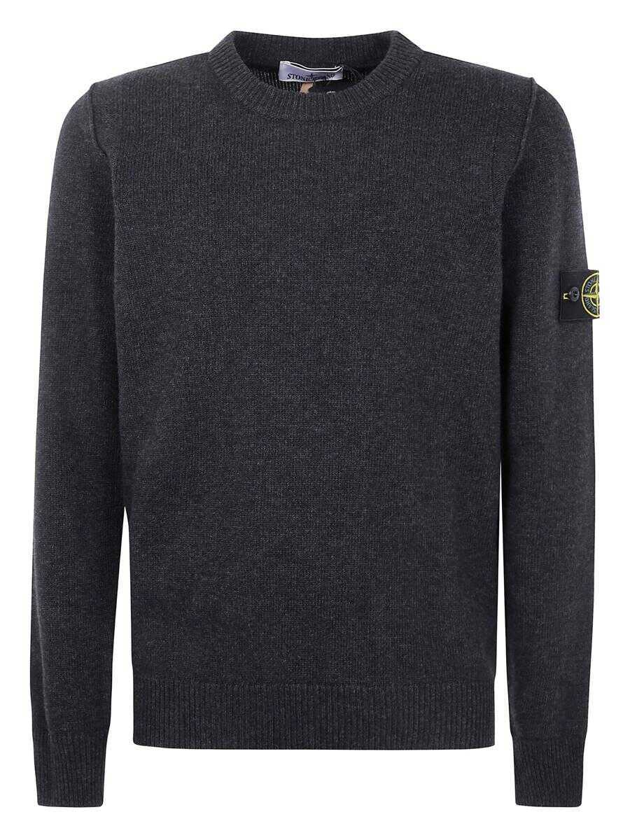 Pulovere Stone Island Stone Island Sweater Clothing V0M65 MELANGE CHARCOAL Barbati (BM 18538956) 1