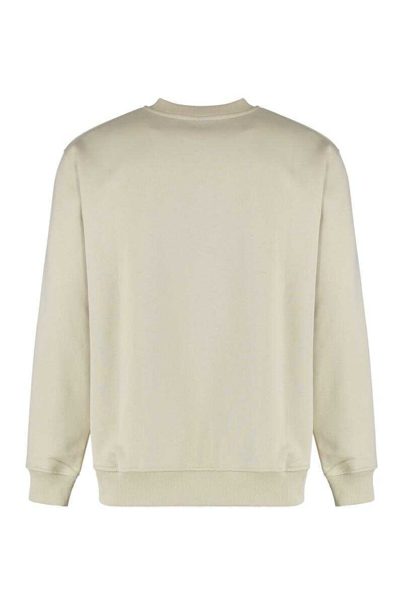 Bluze de trening DRLE DE MONSIEUR Drle De Monsieur Slogan Classique Cotton Hoodie Beige Barbati (BM 18539568) 2