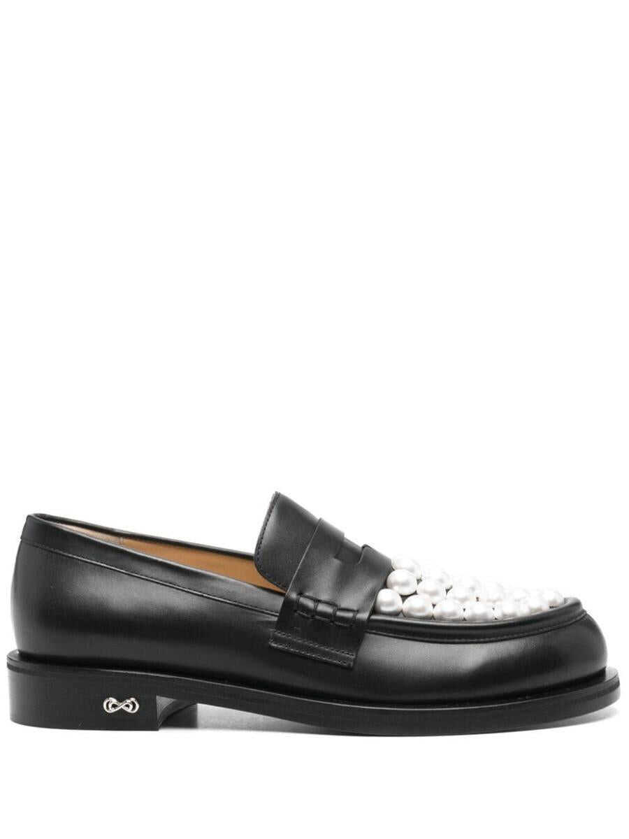 Mocasini MACH & MACH Mach & Mach Sirene Bicolour Pearl Loafers Shoes Black Femei (BM 18539592) 1