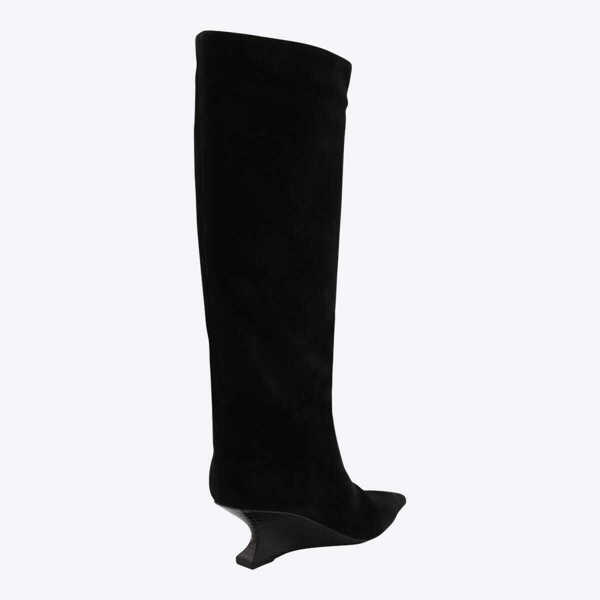 Bocanci Paris Texas Paris Texas Black Leather Nina Boots BLACK CARBONE Femei (BM 18539688) 3