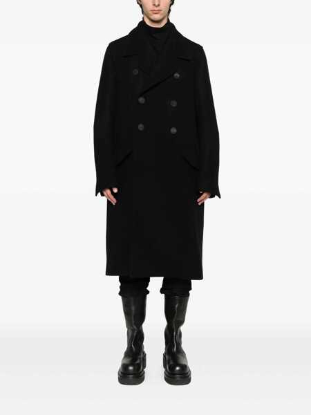 Paltoane Rick Owens Rick Owens Coats Black Barbati (BM 18539901) 2
