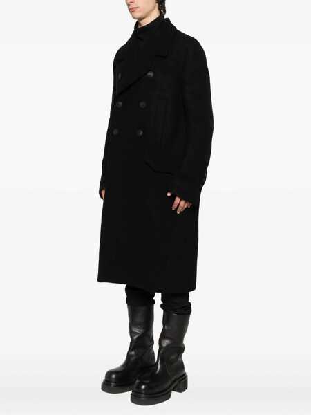 Paltoane Rick Owens Rick Owens Coats Black Barbati (BM 18539901) 3