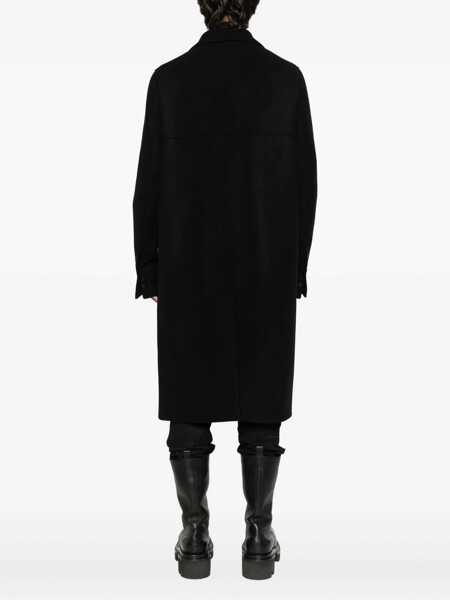 Paltoane Rick Owens Rick Owens Coats Black Barbati (BM 18539901) 4