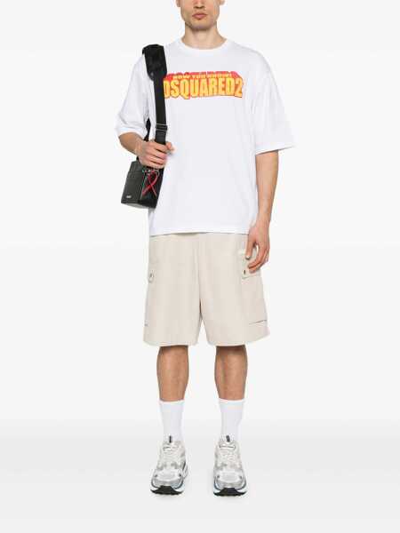 Topuri DSQUARED2 DSQUARED2  T-Shirts And Polos WHITE Barbati (BM 18539955) 2