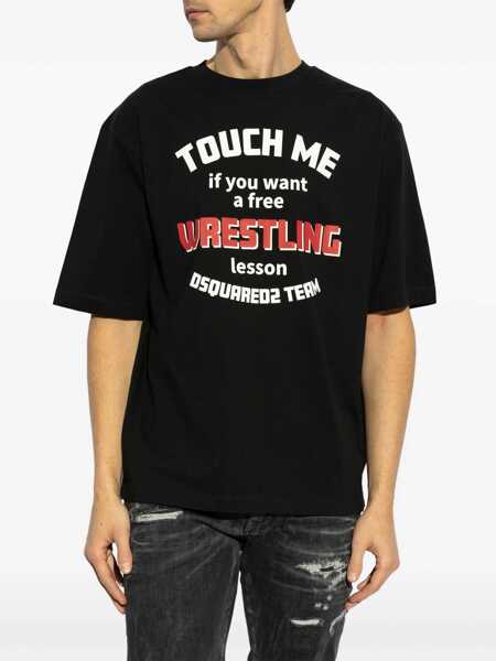 Topuri DSQUARED2 DSQUARED2  T-Shirts And Polos Black Barbati (BM 18539958) 3
