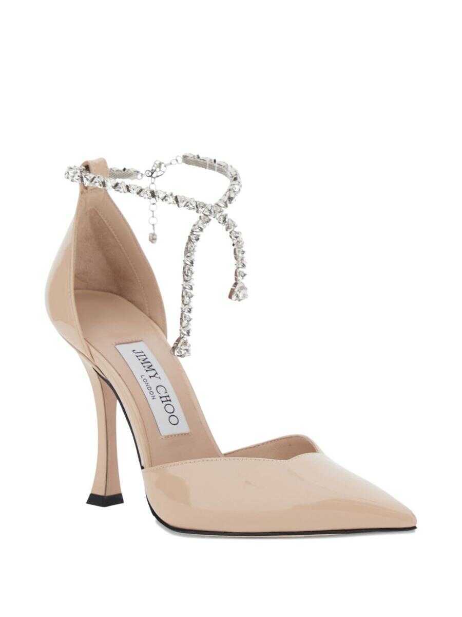 Pantofi cu toc Jimmy Choo Jimmy Choo With Heel Beige Femei (BM 18540111) 2