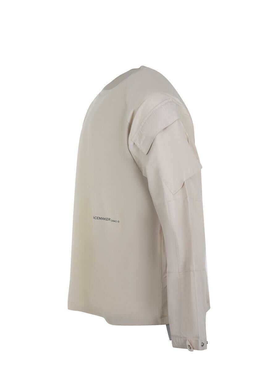 Topuri OAMC Oamc  T-Shirts And Polos Beige Barbati (BM 18540114) 2