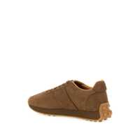 Sneakers TOD'S Dama - Sneakers TODS Brown Low Top Sneakers With Cleat Details On Heel And Sole In Leather Woman BROWN Femei (BM 18540585) - B-mall.ro