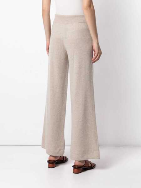 Pantaloni casual Lisa Yang Trousers Beige Femei (BM 18540822) 4
