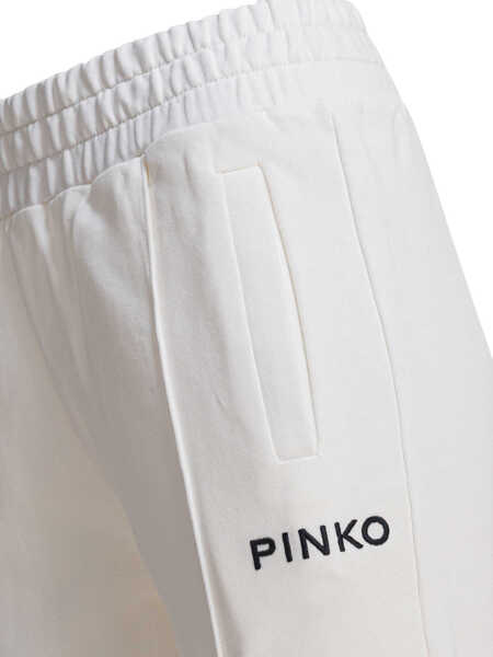 Pantaloni casual Pinko Trousers White Femei (BM 18540855) 4