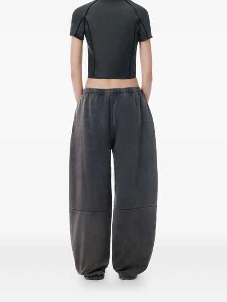 Pantaloni casual Alexander Wang ARTICULATED LEG SWEATPANT Black Femei (BM 18540876) 2