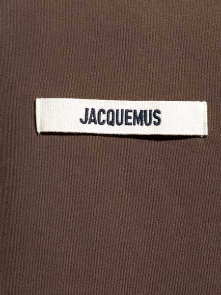 Bluze de trening JACQUEMUS Gros Grain Hoodie Brown Barbati (BM 18540915) 5