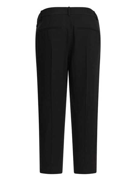 Pantaloni casual Khaite Cam trousers Black Femei (BM 18540927) 2