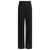 Max Mara Light wool straight trousers Black