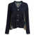 Sacai Cardigan with floral print Blue