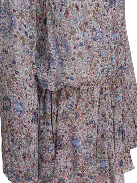 Rochii elegante ISABEL MARANT ETOILE Floral flared dress Beige Femei (BM 18540963) 4