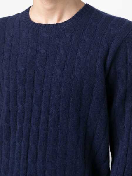 Pulovere Ralph Lauren Cashmere sweater Blue Barbati (BM 18540981) 5