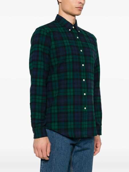 Camasi casual Ralph Lauren Plaid shirt Green Barbati (BM 18540987) 3