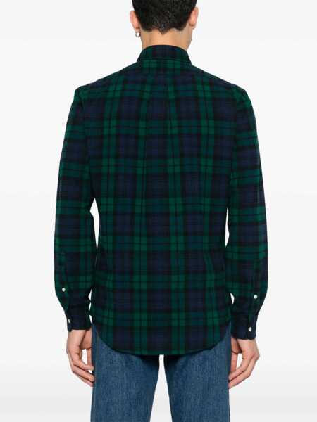 Camasi casual Ralph Lauren Plaid shirt Green Barbati (BM 18540987) 4