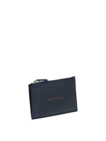 Portofele Balenciaga Cash Long Card Holder Blue Barbati (BM 18541011) 2