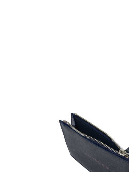 Portofele Balenciaga Cash Long Card Holder Blue Barbati (BM 18541011) 5