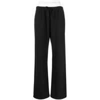 Pantaloni casual WIDE LEG SWEATPANT W/ LOGO ELASTIC EXPOSED BRIEF Femei