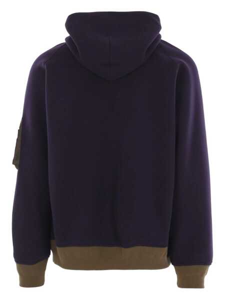 Bluze de trening Sacai Sponge hoodie Blue Barbati (BM 18541023) 2