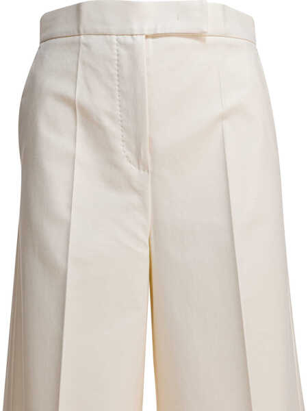 Pantaloni casual Max Mara Wide leg trousers White Femei (BM 18541029) 3