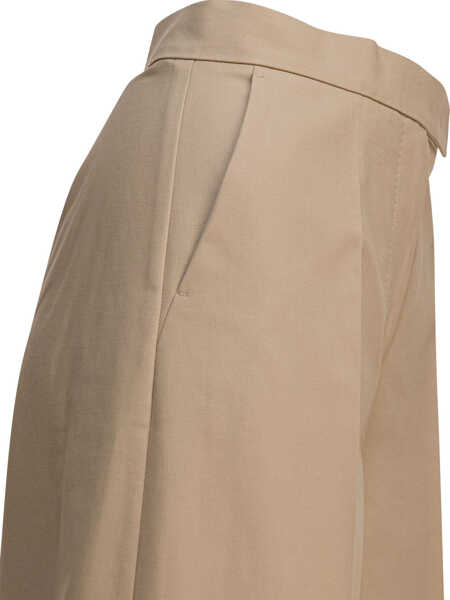 Pantaloni casual Max Mara Wide leg trousers Beige Femei (BM 18541041) 4
