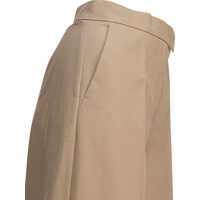 Pantaloni casual Dama - Pantaloni casual Max Mara Wide leg trousers Beige Femei (BM 18541041) - B-mall.ro