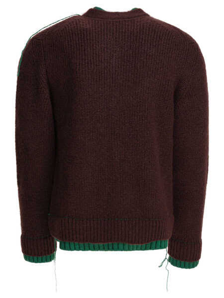 Cardigane Sacai Wool blend cardigan Brown Barbati (BM 18541056) 2