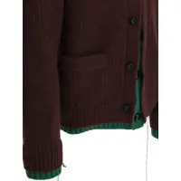 Cardigane pentru Barbati - Cardigane Sacai Wool blend cardigan Brown Barbati (BM 18541056) - B-mall.ro