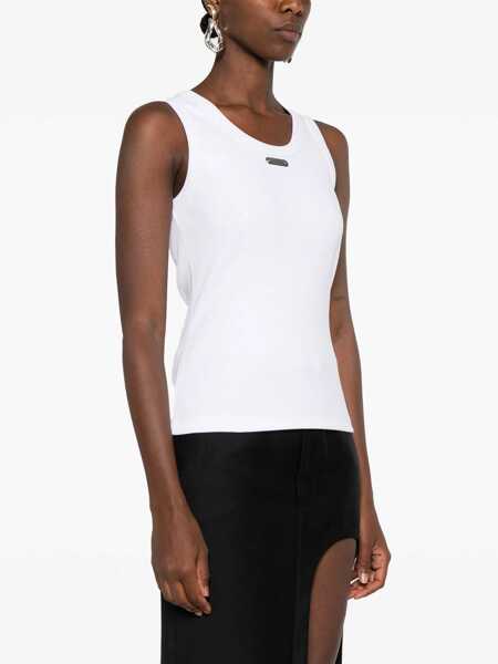 Bluze Alexander McQueen CUT & SEW TOP White Femei (BM 18541119) 3