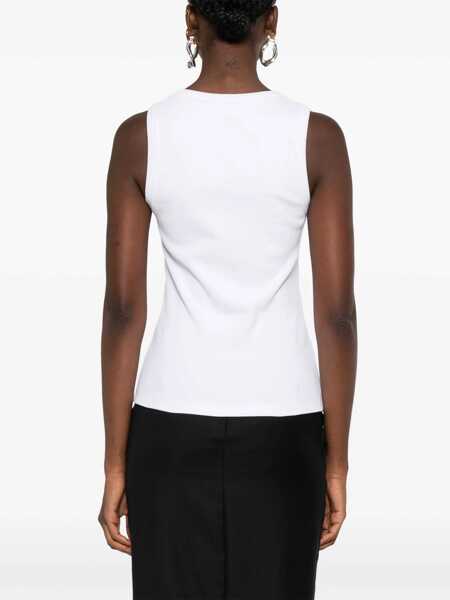 Bluze Alexander McQueen CUT & SEW TOP White Femei (BM 18541119) 4