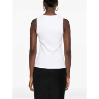 Topuri Alexander McQueen Dama - Bluze Alexander McQueen CUT & SEW TOP White Femei (BM 18541119) - B-mall.ro