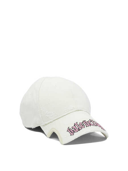 Sepci Balenciaga Blackletter Script trucker hat White Femei (BM 18541131) 2