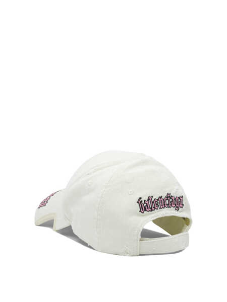 Sepci Balenciaga Blackletter Script trucker hat White Femei (BM 18541131) 3