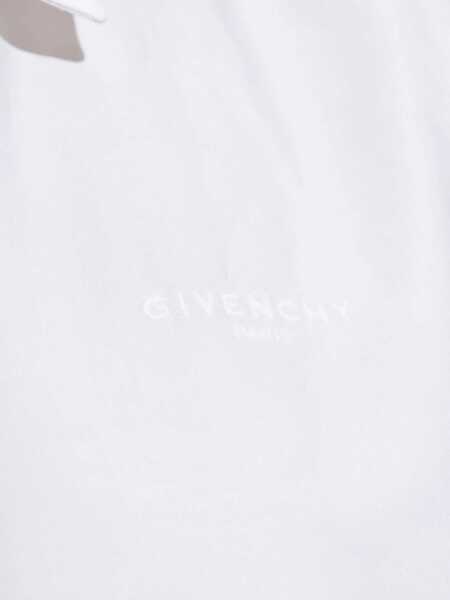 Camasi office Givenchy Poplin shirt with embroidery GIVENCHY White Femei (BM 18541146) 5