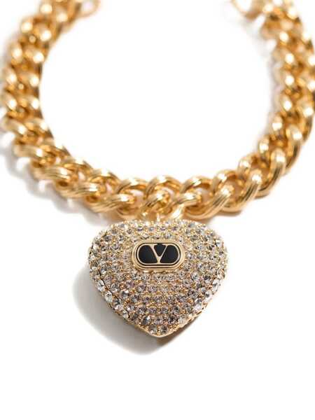 Bratari Valentino Garavani Coeur Royal bracelet with Swarovski crystals Gold Femei (BM 18541152) 3