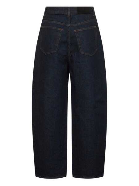 Blugi drepti Givenchy Denim jeans Blue Femei (BM 18541179) 2