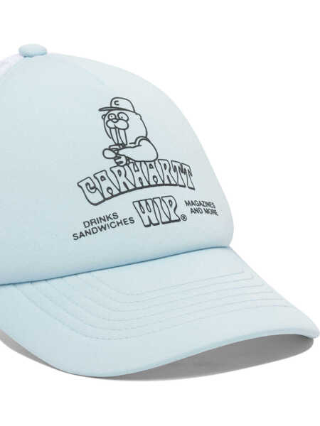 Sepci Carhartt Sandwich trucker hat Blue Barbati (BM 18541266) 4