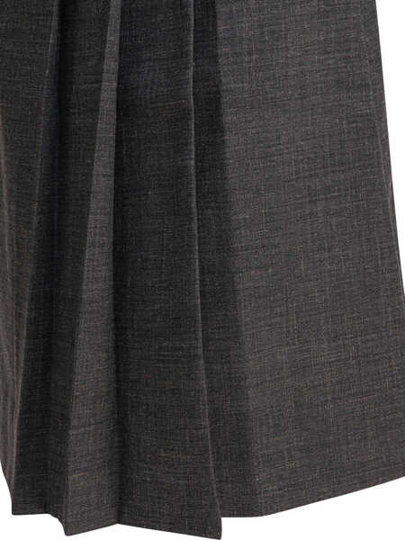 Fuste casual SOEUR Varna Skirt Grey Femei (BM 18541269) 4
